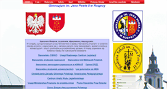 Desktop Screenshot of gimnazjum-rozprza.pl